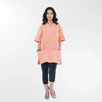 peach-scrub-uniform-tops