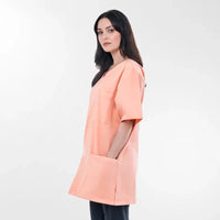 peach-scrub-uniform-tops