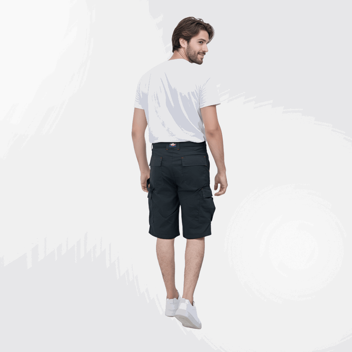 black-cargo-shorts