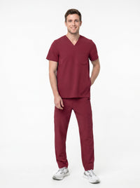 Men’s Cargo Scrub Set - Invisible Bottom Pockets - Pocket Cotton Blend