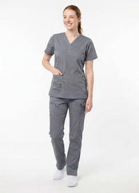 grey-cheap-scrubs-sets