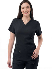 black-nursing-scrub-tops