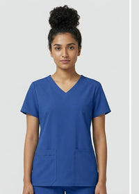 Women's Comfort Wrinkle Resistant Scrub Set - Premium Micro Fibre Stretch
