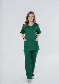 green-personalized-medical-scrubs