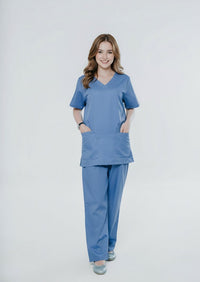 blue-personalized-medical-scrubs