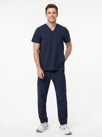 Men’s Cargo Scrub Set - Invisible Bottom Pockets - Pocket Cotton Blend