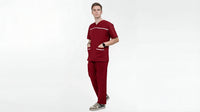 red-veterinary-scrubs