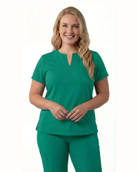 Women’s Notched V-Neck Scrub Top