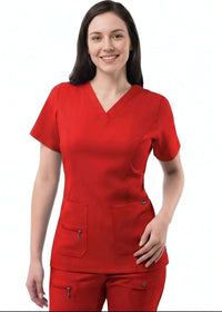 red-nursing-scrub-tops