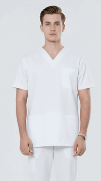white-scrubs-with-pockets