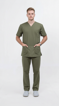 Unisex Half Sleeve Scrub Set – Comfort Fit