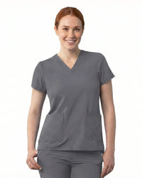 Women’s Modern Wrinkle Resistant V-Neck Set - Premium Micro Stretchable Fabric - Breathable