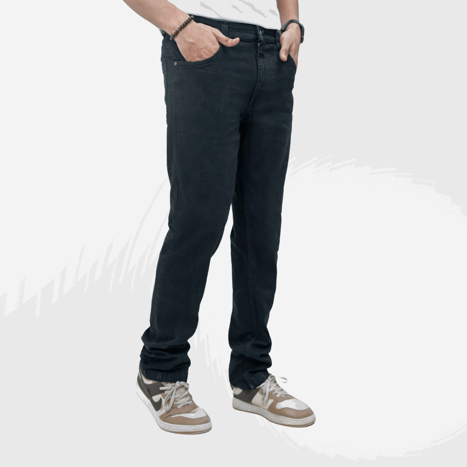 black-denim-pants