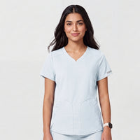 Women's Sweetheart V-Neck Scrub Set – 2-Pocket Top & 12-Pocket Pant