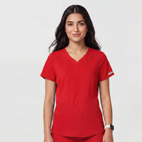 Women's Sweetheart V-Neck Scrub Set – 2-Pocket Top & 12-Pocket Pant