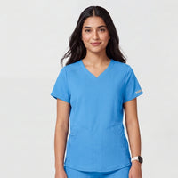 Women's Sweetheart V-Neck Scrub Set – 2-Pocket Top & 12-Pocket Pant