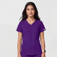 Women's Sweetheart V-Neck Scrub Set – 2-Pocket Top & 12-Pocket Pant