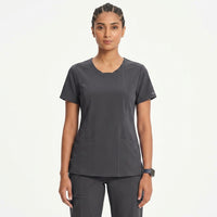 Women's Split Neck Wrinkle Resistant Scrub Set - Premium Micro Fibre Stretch