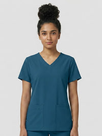 Women's Comfort Wrinkle Resistant Scrub Set - Premium Micro Fibre Stretch