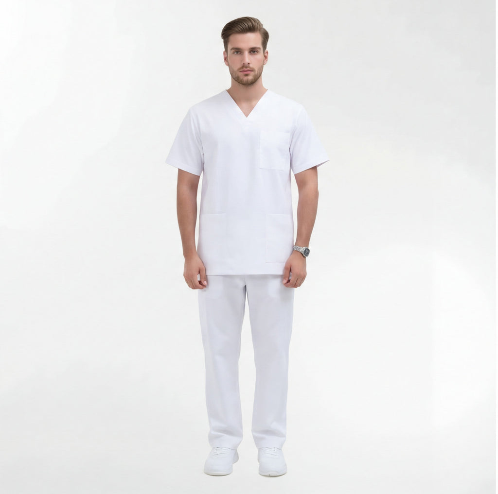 white-scrubs-uniform