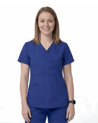 Women’s Mock Wrap Scrub Top