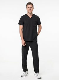 Men’s Cargo Scrub Set - Invisible Bottom Pockets - Pocket Cotton Blend