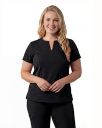 Women’s Notched V-Neck Scrub Top