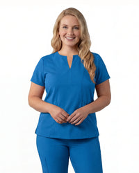 Women’s Notched V-Neck Scrub Top