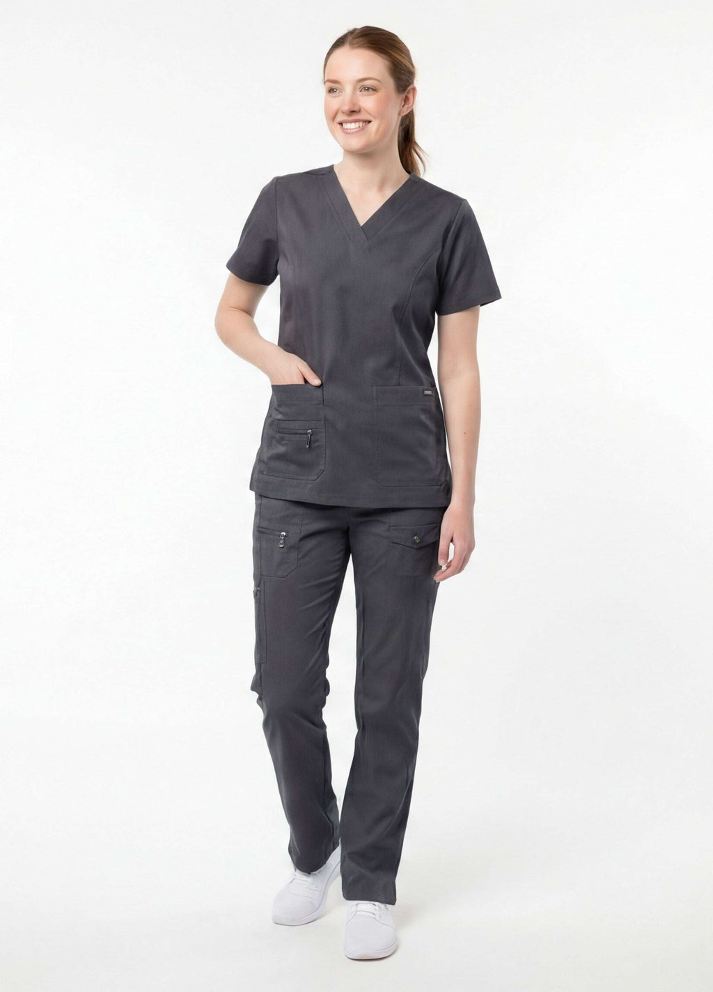stone-grey-cheap-scrubs-sets​