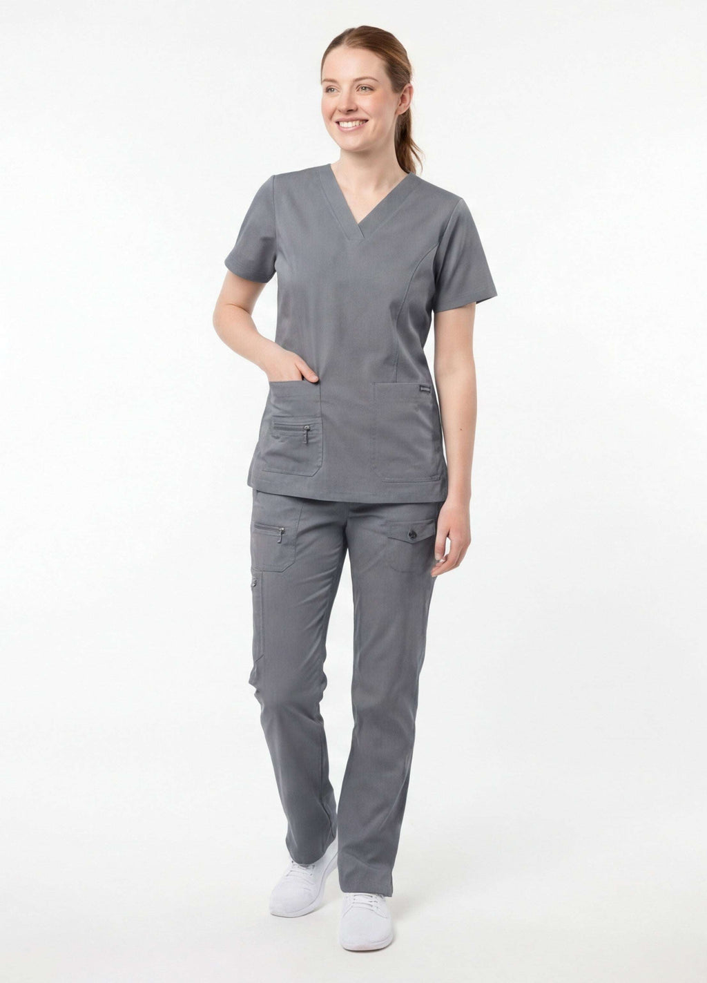 grey-cheap-scrubs-sets​