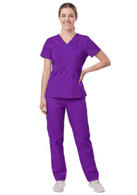 dark-lilac-scrub-sets-for-women