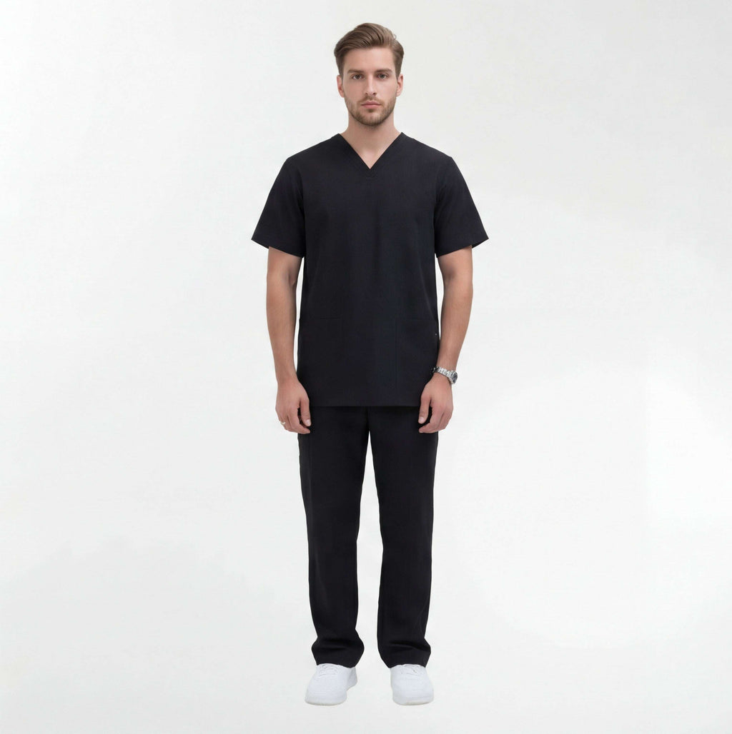 black-scrubs-uniform