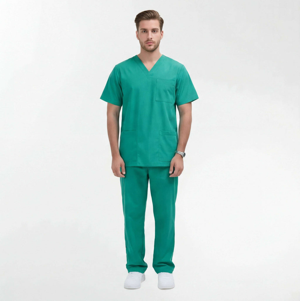 oil-green-scrubs-uniform