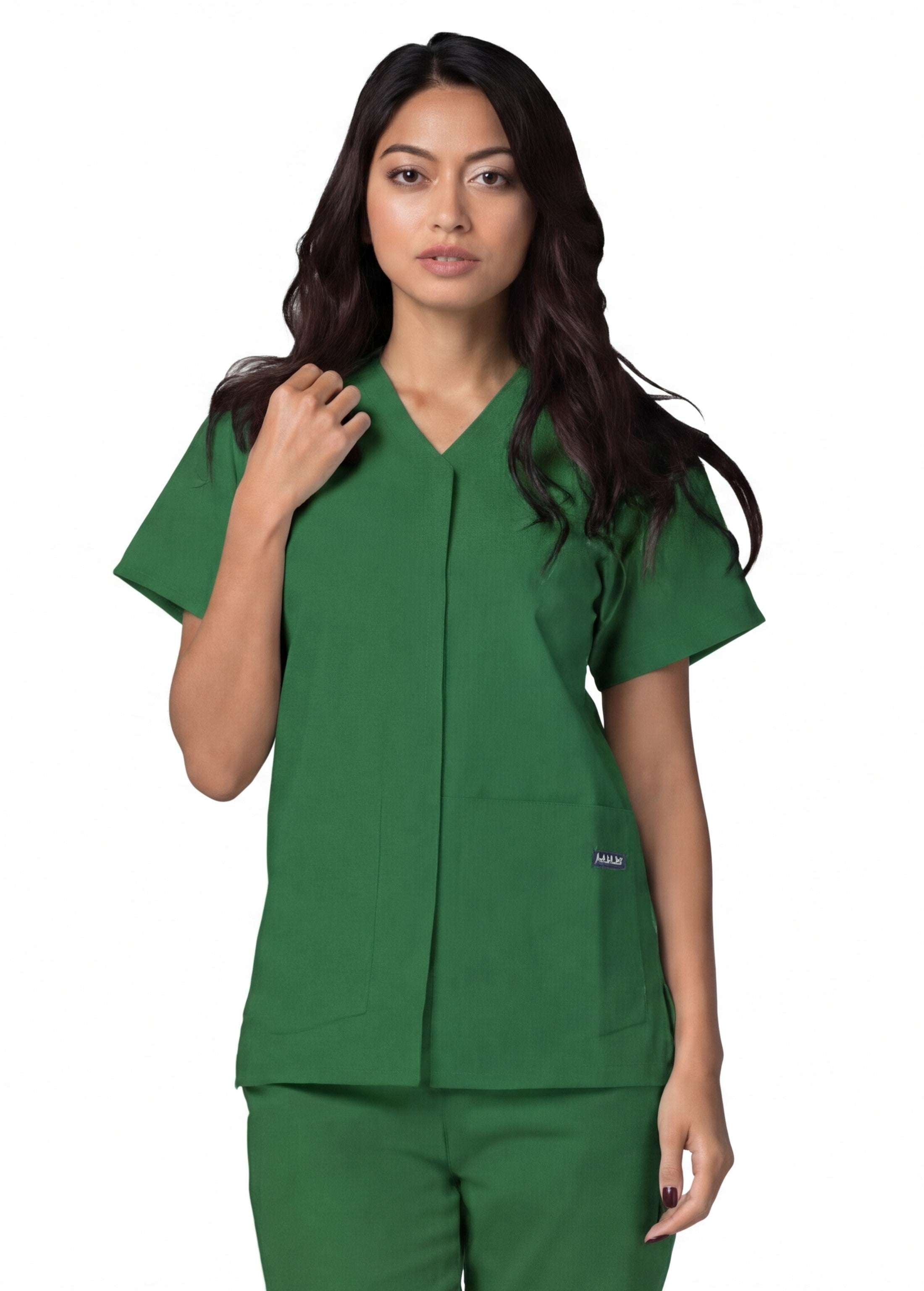 green-scrub-tops-with-pockets-uk