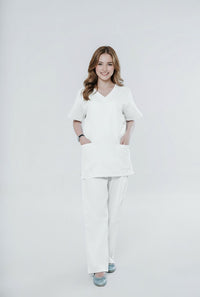 white-personalized-medical-scrubs