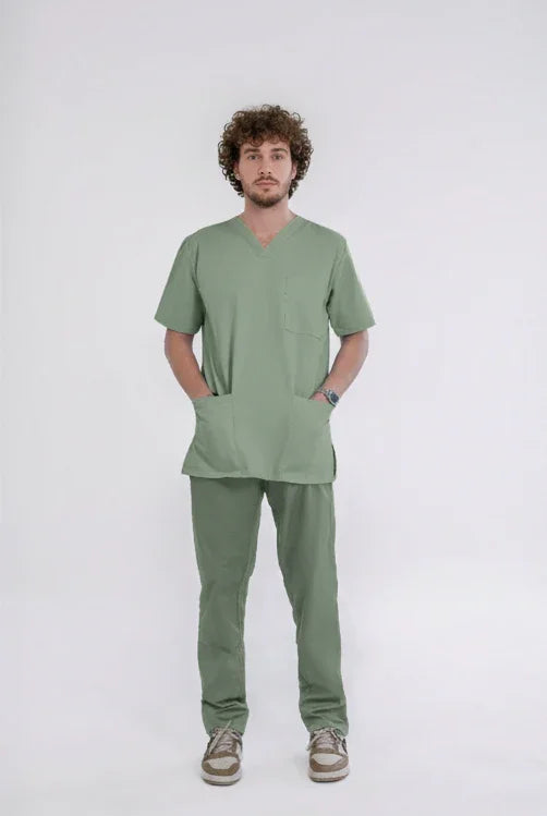 oil-green-scrub-tops-with-pockets
