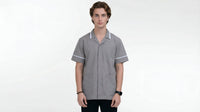 grey-maternity-scrub-tops