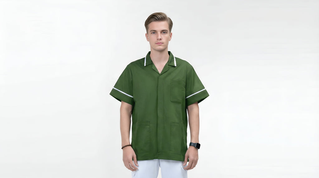 light-green-scrub-top