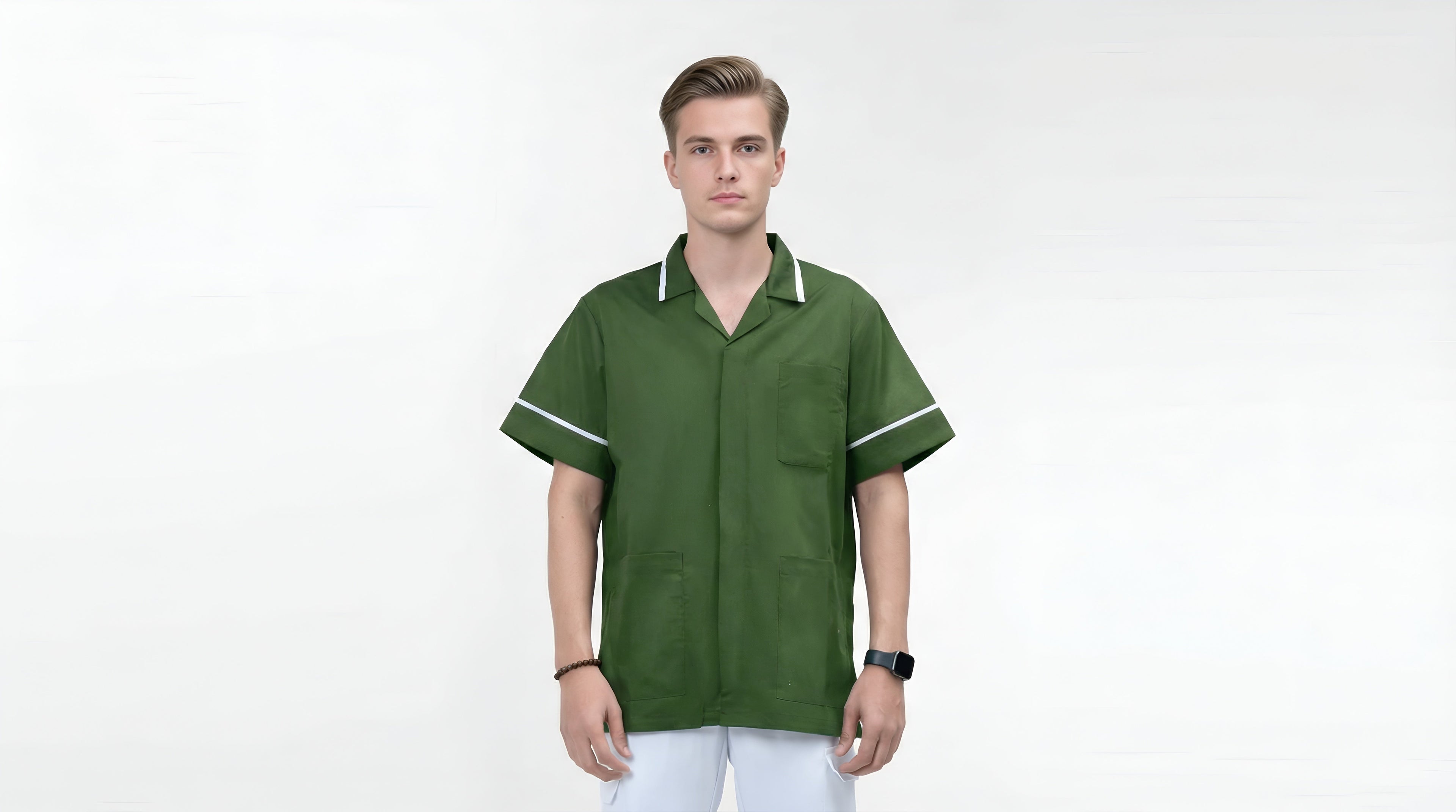 light-green-scrub-top