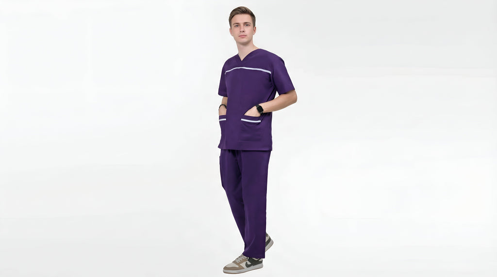 dark-lilac-veterinary-scrubs