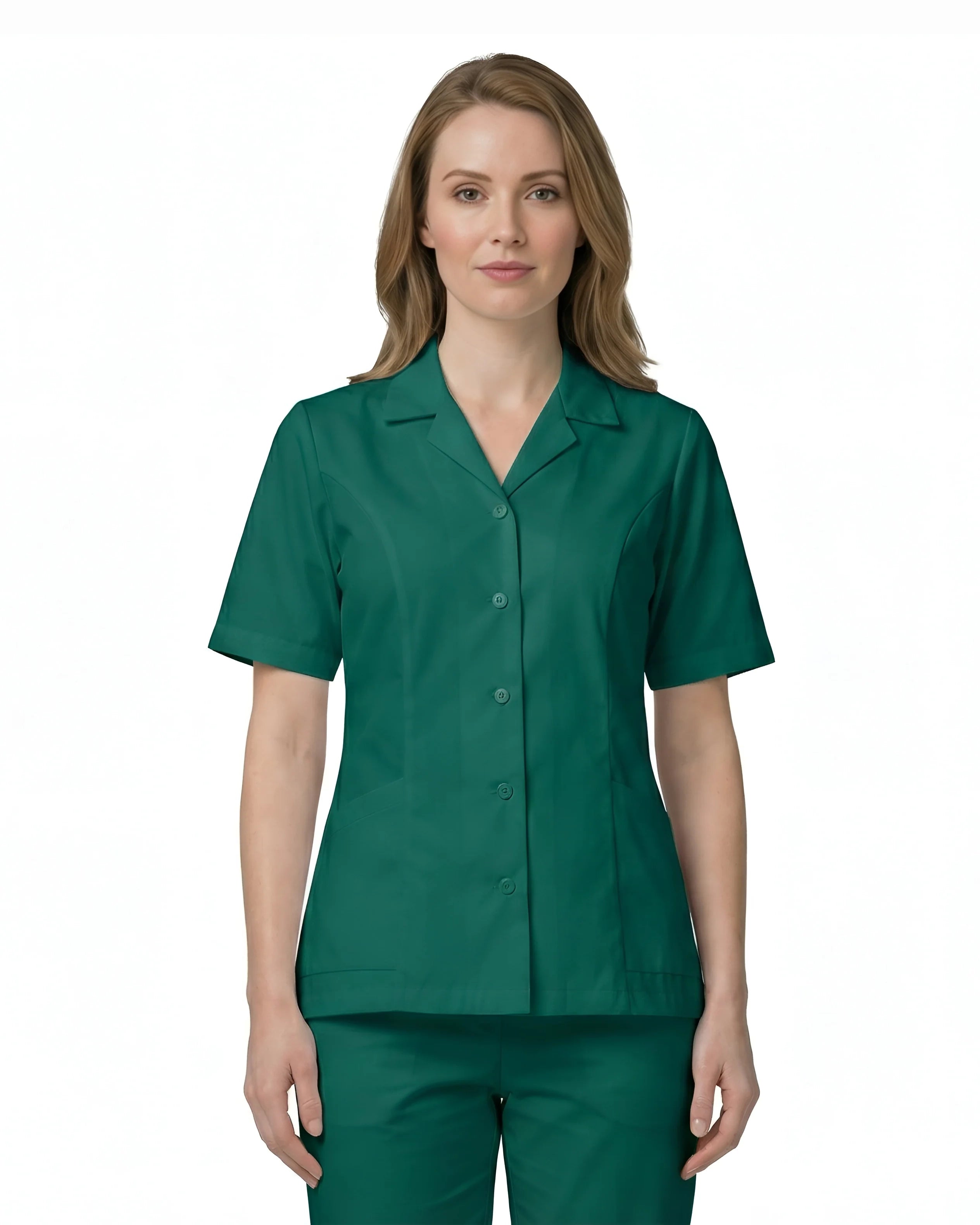 Women’s Lapel Collar Buttoned Top