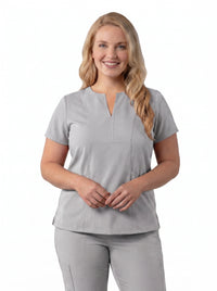 Women’s Notched V-Neck Scrub Top