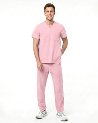 Men’s Cargo Scrub Set - Invisible Bottom Pockets - Pocket Cotton Blend