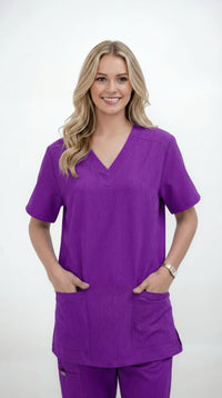 dark-lilac-hospital-uniforms