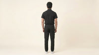 Men's Zip-Front Mandarin Collar Wrinkle Resistant Scrub Set -  Premium Micro Stretch Breathable Fabric (Copy)