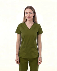 Women’s Sweetheart V-Neck Scrub Top