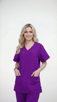 dark-lilac-nursing-uniform