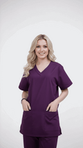 dark-lilac-nursing-uniform