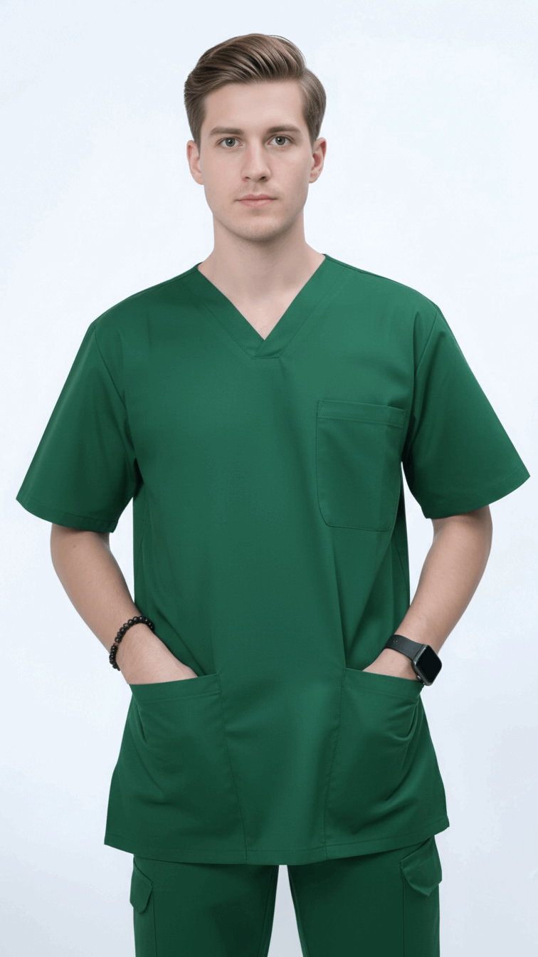 green-unisex-scrub-sets