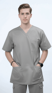 grey-unisex-scrub-sets